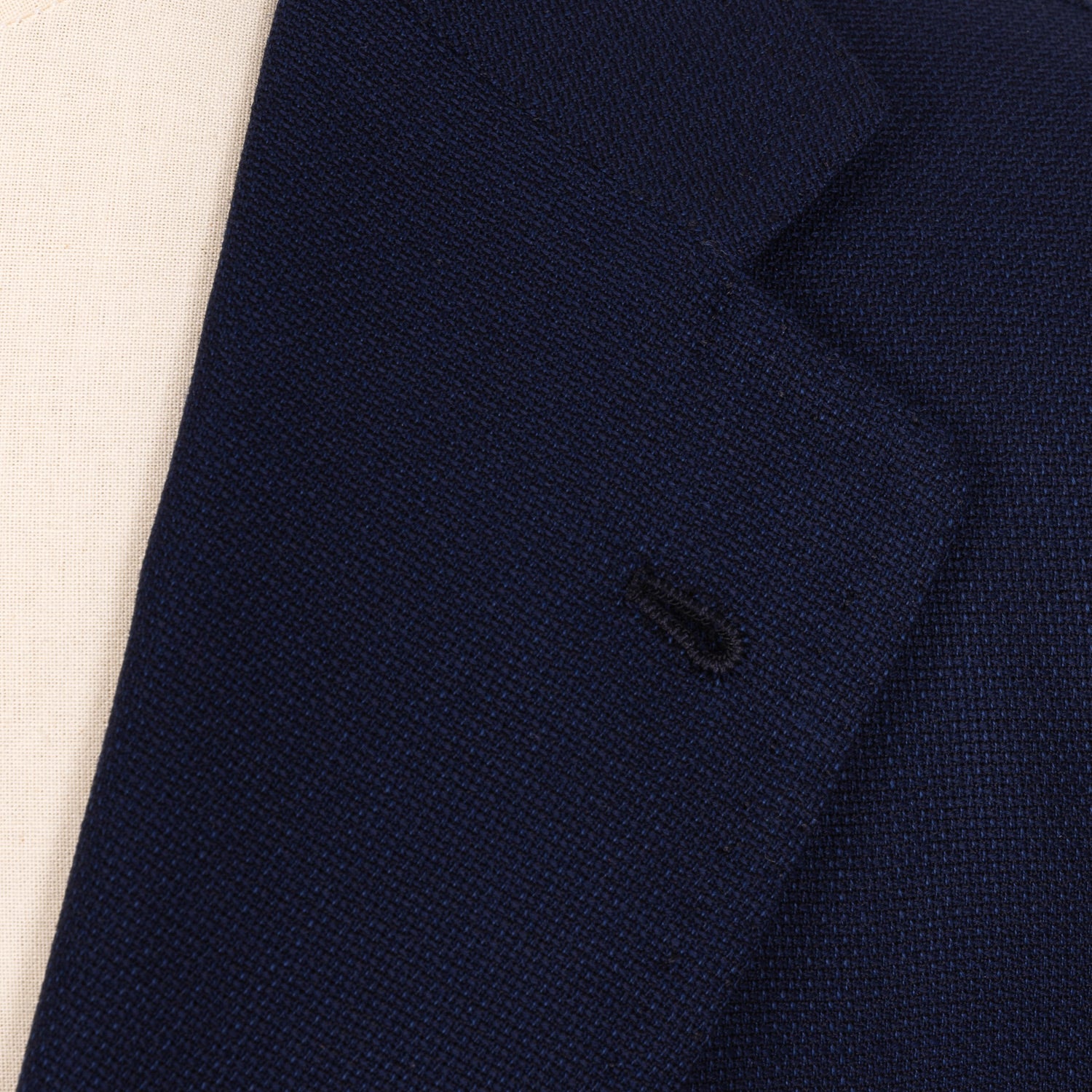 Ink blue Jacket "The Urban Gent" made of Light Wool - purely handmade